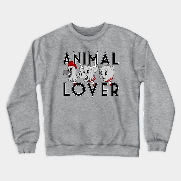 Animal Lovers Crewneck Sweatshirt by Woah_Jonny